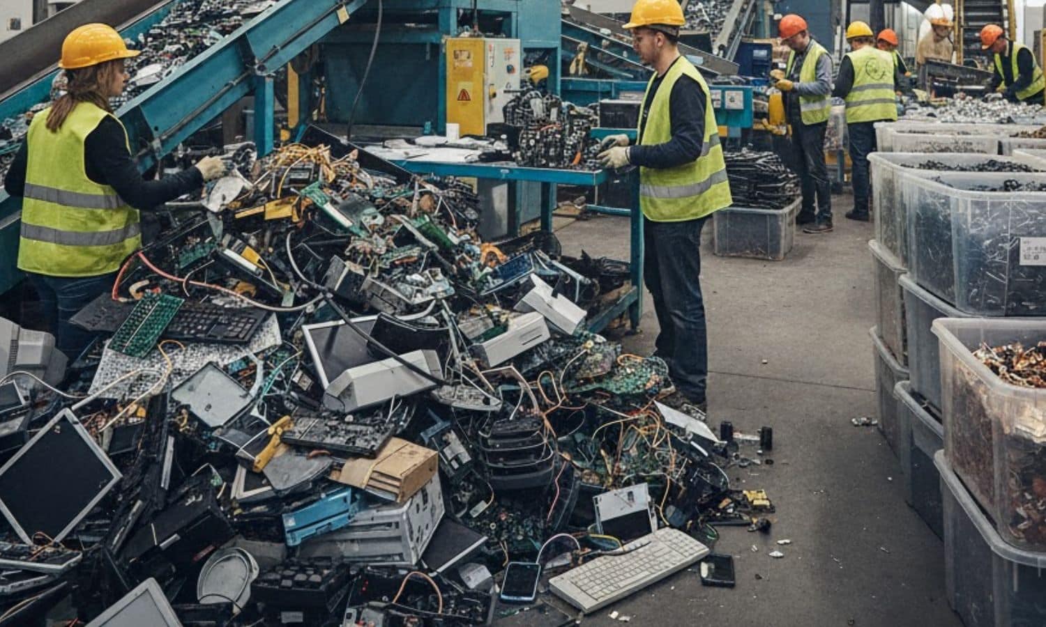 Sortering och återvinning av elavfall i Sverige